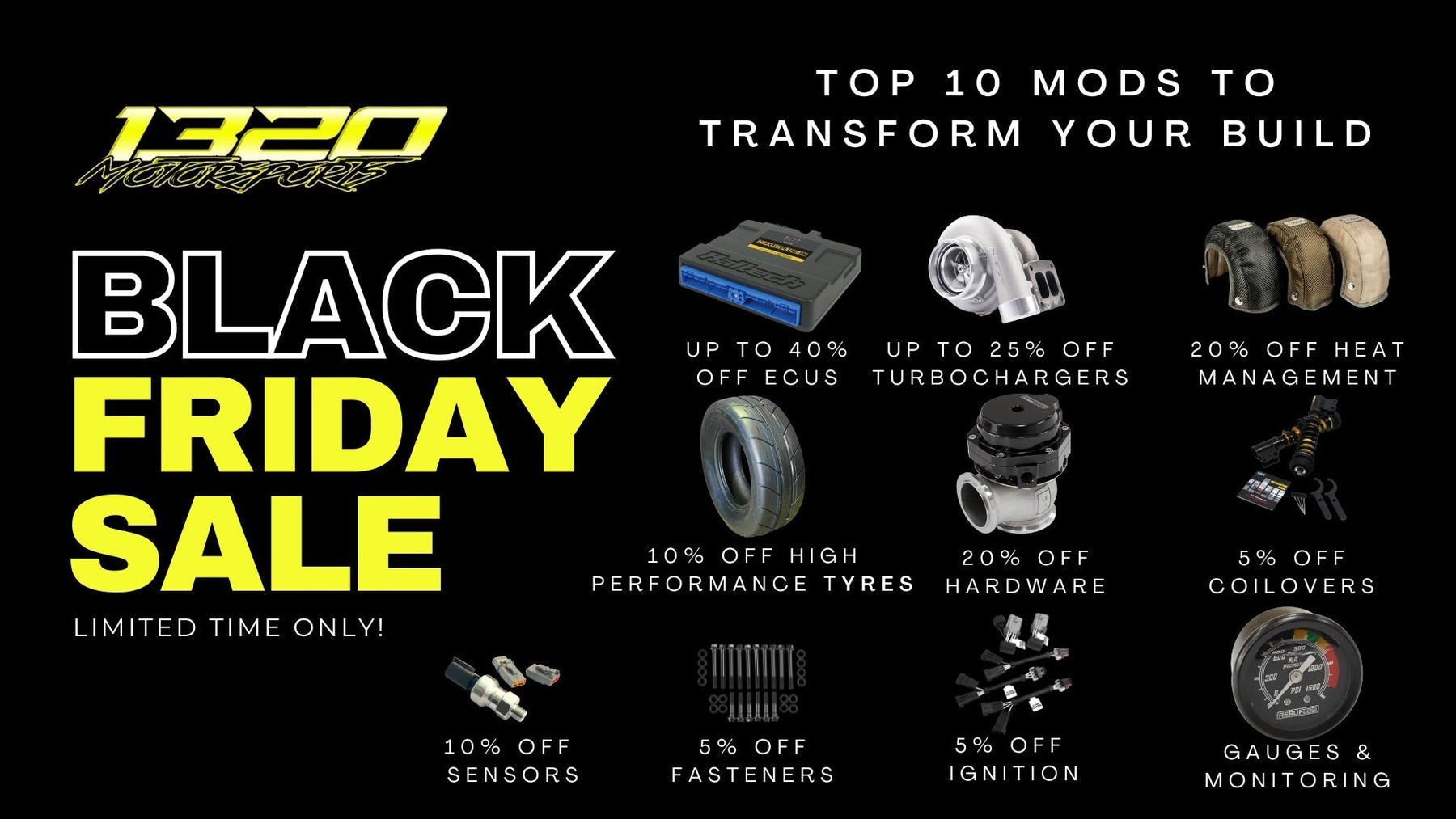 Top 10 Mods to Transform Your Build — Black Friday Edition