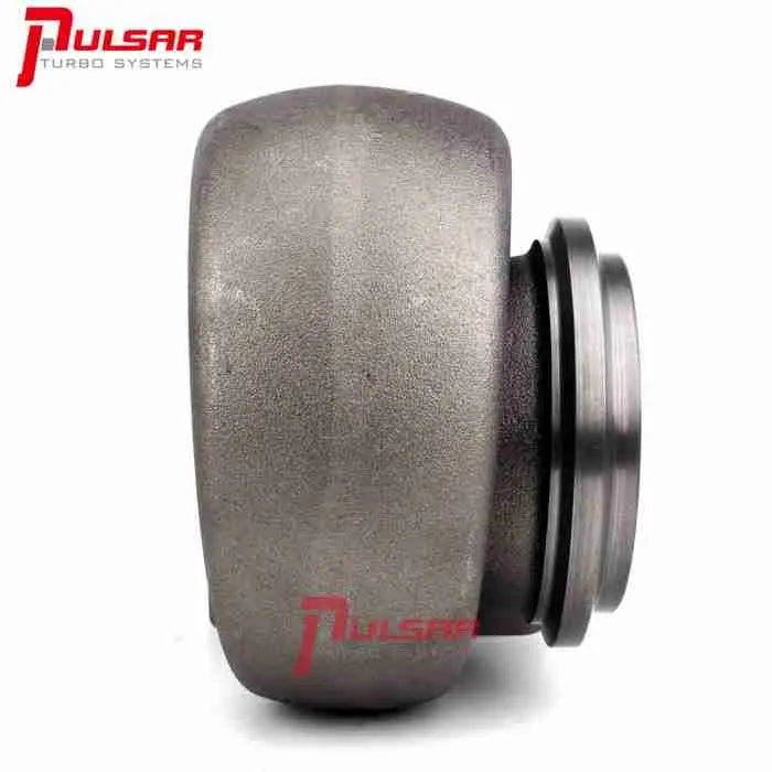 Pulsar PSR turbine housing for 400 series turbos – T4, V-band options in stainless steel

