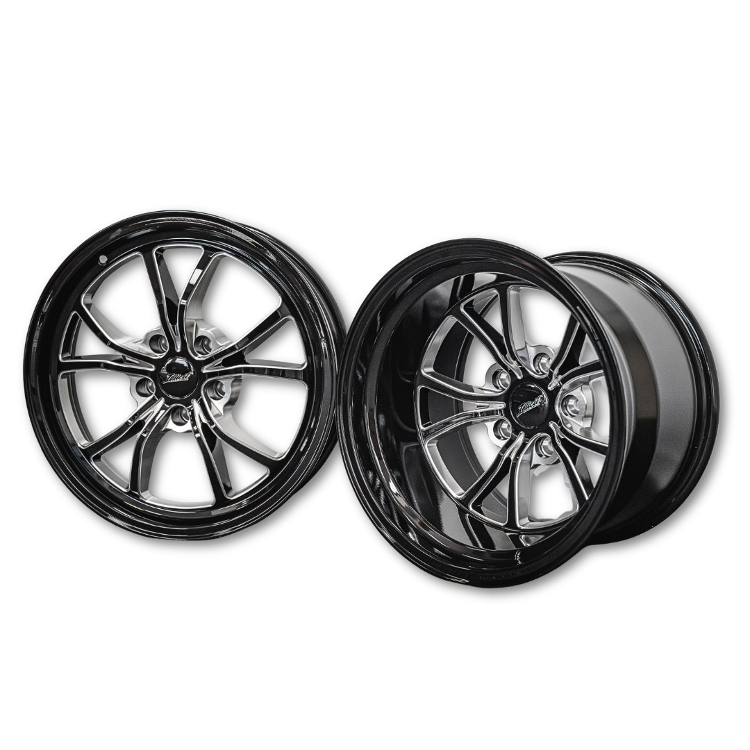 Illicit Race Wheels | Black 'Eliminator' Rear Drag Wheels 15