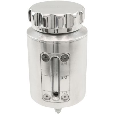 Aeroflow - Brake & Clutch Reservoir with Sight Glass - Polished, 120ml AF64-2154
