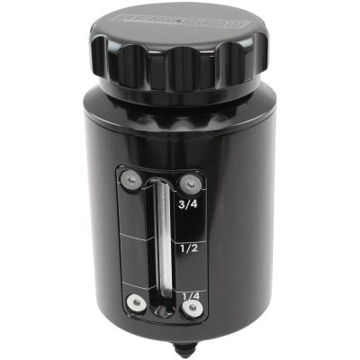 Aeroflow - Brake & Clutch Reservoir with Sight Glass - Black, 120ml AF64-2154BLK