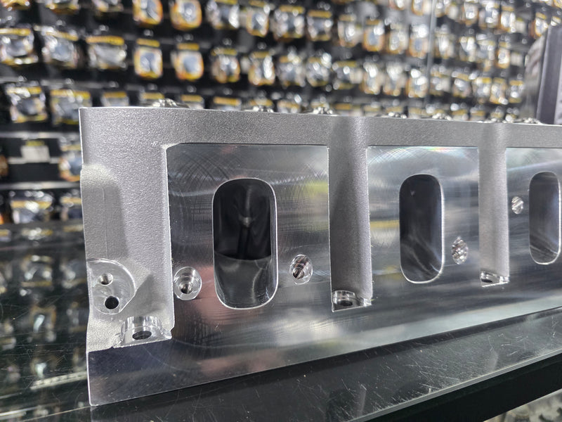 BTR LS1 Canted Valve 6-Bolt CNC Ported Assembled Cylinder Heads (Pair) - BTR-CVH1C-6A