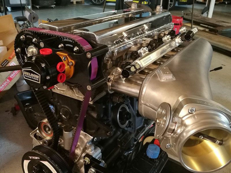 2JZ Race Series Billet Inlet Manifold - 12-Inj (Single Rail)