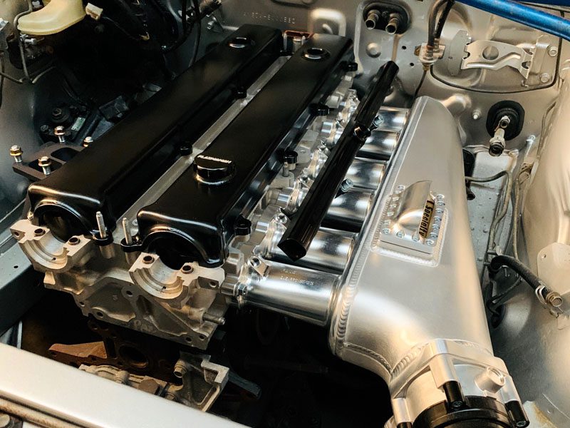 2JZ GE "NA Head" Billet Intake Manifold - 12-Inj (Twin Rail)