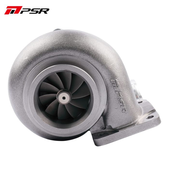 Pulsar 6870E ball bearing turbocharger – high horsepower upgrade

Billet 11-blade compressor wheel in Pulsar 6870E turbo

T4 twin scroll turbo option for Pulsar 6870E

V-band Pulsar turbo setup – up to 1100HP support

Dual ball bearing turbo for performance builds