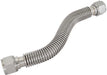 Stainless steel turbo oil drain/return flexible pipe with swivel ends.