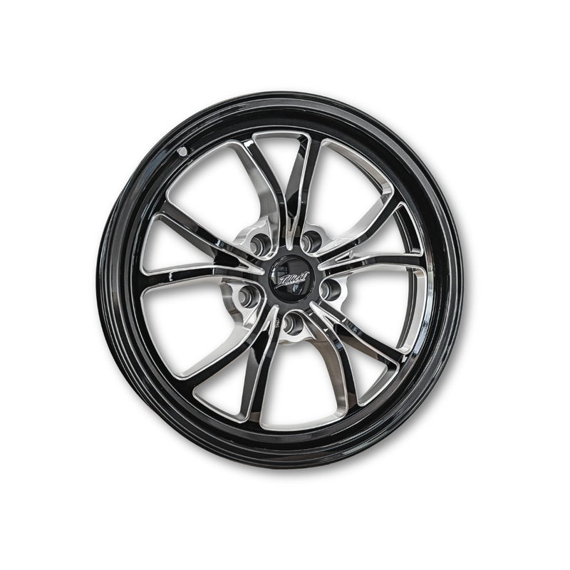Illicit Race Wheels Black 'Eliminator' Front Runners 17"x4.5" 2.52" BS | 5x120