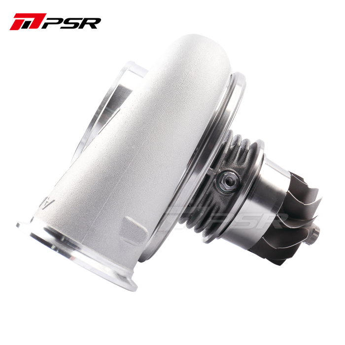 Pulsar PSR PTE 8085E ball bearing turbocharger with 80mm billet wheel

Dual ceramic ball bearing turbo for up to 1600 horsepower

85mm Inconel turbine on Pulsar 8085E turbocharger

T4 twin scroll and V-band housing options for Pulsar 8085E

Precision Turbo compatible 8085E turbocharger upgrade

