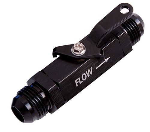 Aeroflow Shut Off Valve 10An Black AF1000-10BLK