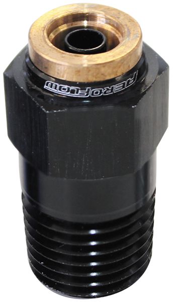 Aeroflow 1 8 Npt Straight To 3 16 120 AF121-02BLK
