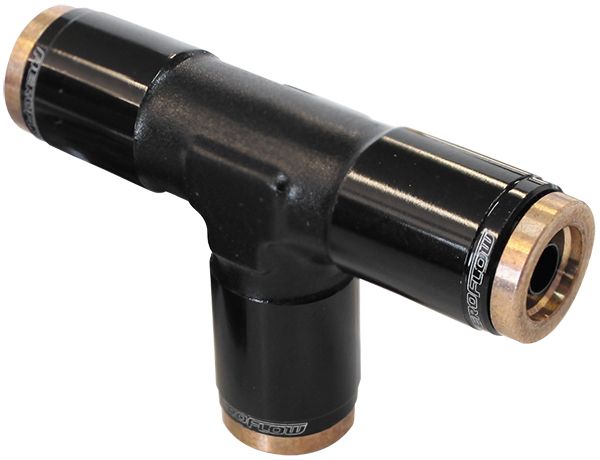Aeroflow 3 16 Npt Tee 120 Series Nylon AF125-02BLK