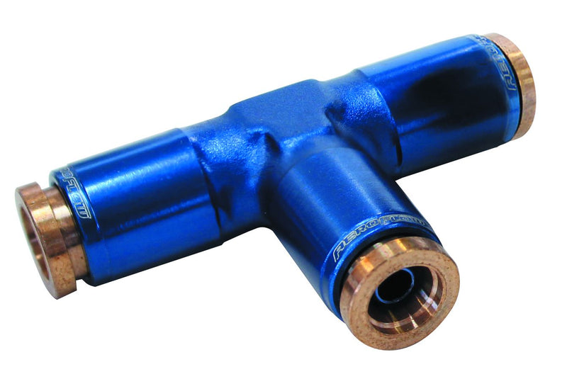 Aeroflow 1 4 Npt Tee 120 Series Nylon AF125-04