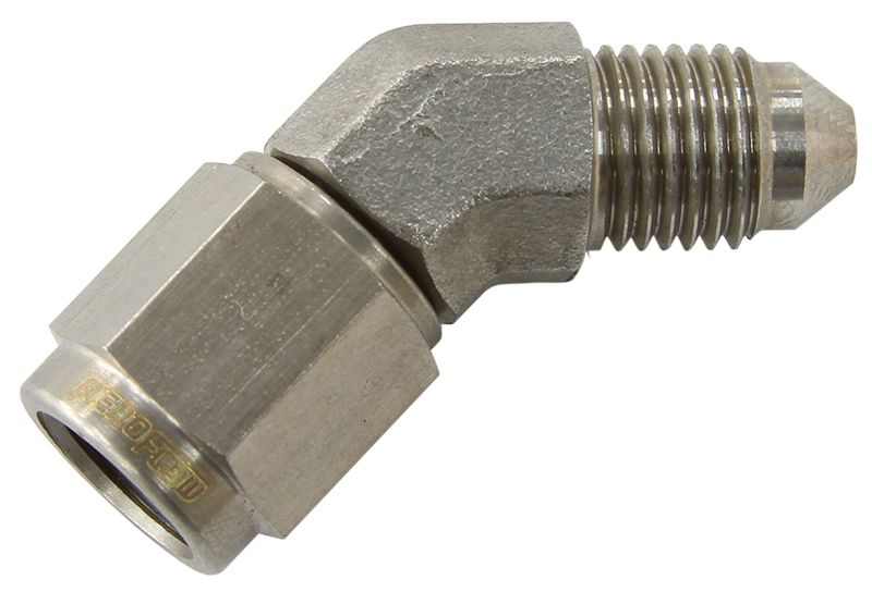 Aeroflow S S 45 Deg 4An Female Male AF142-04SS