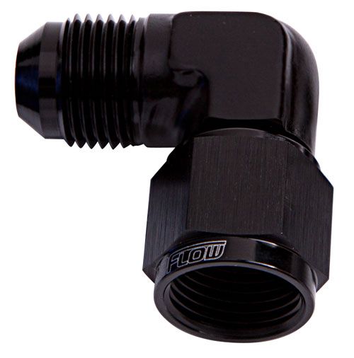 Aeroflow 90 Deg Female Male 12An AF143-12BLK