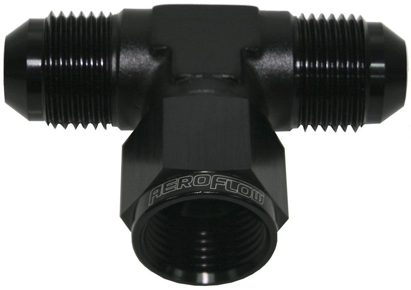 Aeroflow An Tee 16An Female Nut AF144-16BLK