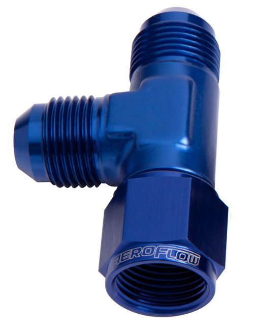 Aeroflow Tee 6An Female Swivel On Run AF145-06