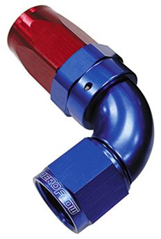 Aeroflow 90 Deg Hose End 10An Blue AF153-10