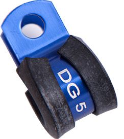 Aeroflow Cushioned P Clamps 10An 5Pk AF158-10
