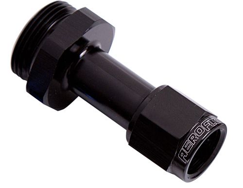 Aeroflow 1Blk 6An Holley Carb Inlet 4150 AF160-06-1BLK