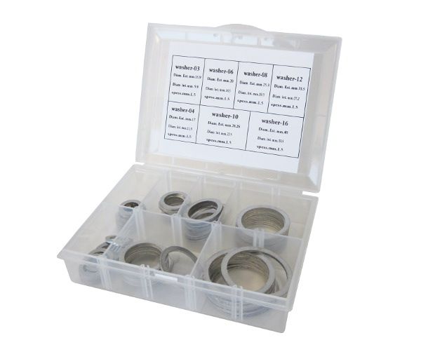 Aeroflow Alloy Crush Washer Metric Kit AF171-KIT