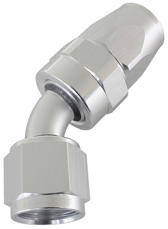 Aeroflow Alloy 45 Deg Hose End 12An AF202-12DS