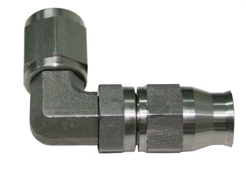 Aeroflow 03 Ss 90 Deg Hose End 4An B Nut AF203-04-03