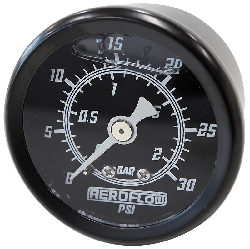 Aeroflow 1 1 2 0 30 Psi Liq Fill Gauge AF30-2208