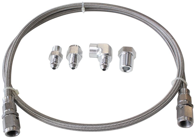 Aeroflow 4An X 3Ft Braided Ss Line Kit AF30-4003