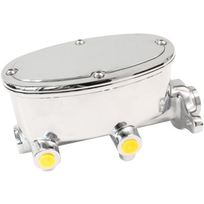 Aeroflow - GM Tandem Brake Master Cylinder 1-1/8" Bore - Chrome Finish AF300-161