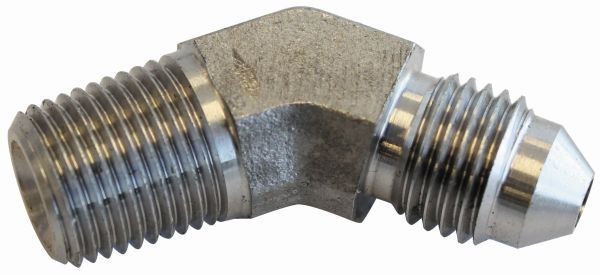 Aeroflow 04 S S 45 Deg 1 4 Npt To 4An AF382-04-04