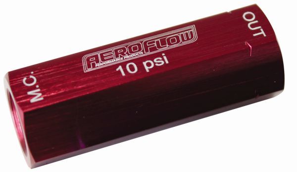 Aeroflow 10Lb Residual Valve Fittings AF387-10