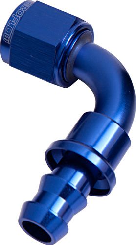 Aeroflow 90 Deg Push Lock End 12An AF403-12