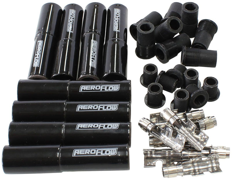 Aeroflow 8 Ceramic Str Boots Terminals AF4038-3301C-8