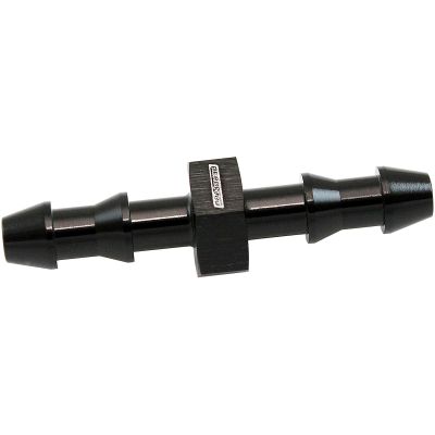 Aeroflow - Male to Male 5mm (3/16") Barb Push Lock Adapter AF410-03BLK
