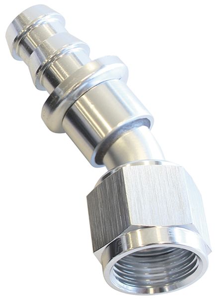 Aeroflow 30 Deg Push Lock End 6An AF417-06S