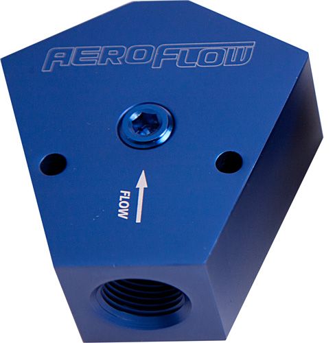 Aeroflow Fuel Block 1 2 1 2 In Out AF451-10