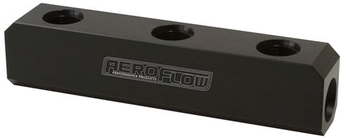 Aeroflow Fuel Block Log Type 8Orb AF457-08BLK