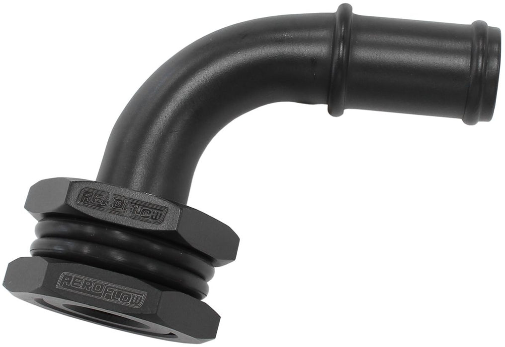 Aeroflow Bulkhead 90 Turbo Drain 5 8 AF463-31