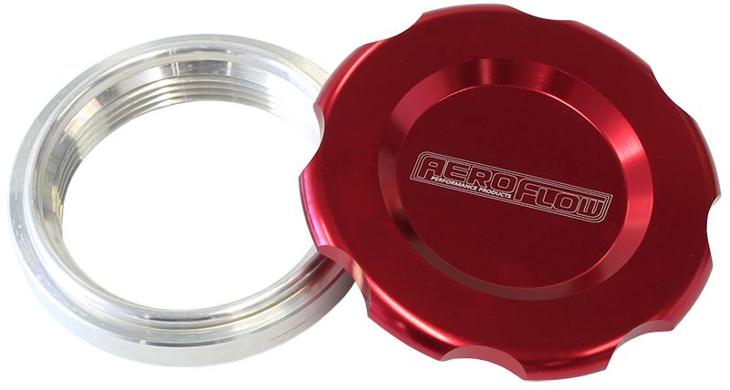 Aeroflow 3 Weld Bung And Red Cap AF465-48R