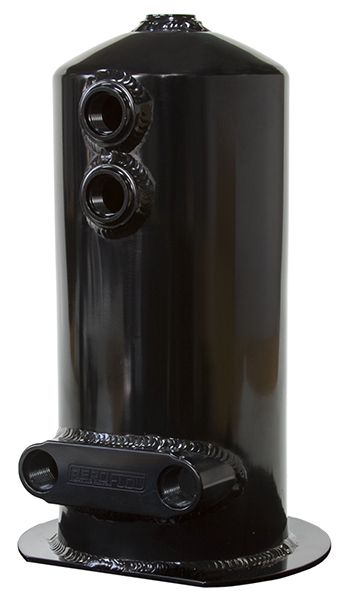 Aeroflow Surge Tank 2 5L Spun Alloy AF49-1024BLK