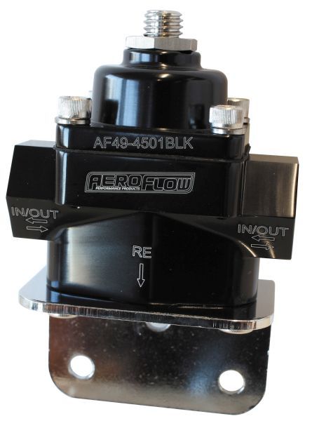 Aeroflow Bypass Reg 4 5 9 Psi Adjustabl AF49-4501BLK