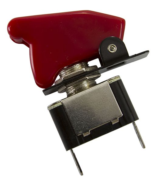Aeroflow Red Covered Missile Switch AF49-5000