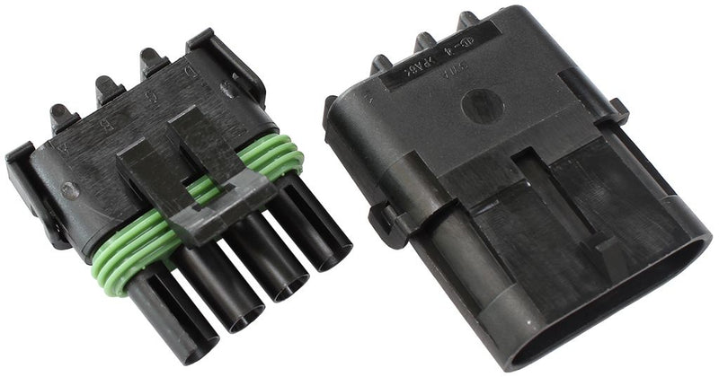 Aeroflow Weatherpack 4 Pin Connector AF49-8504