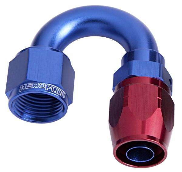 Aeroflow Alloy 180 Deg Hose End 20An AF506-20