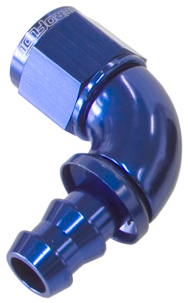 Aeroflow 8An 90 Deg Full Flow Push Loc AF513-08