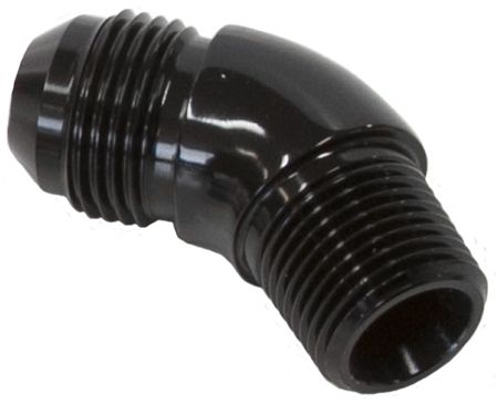Aeroflow 06Blk 45 Deg 3 8 To 10An Full Flow AF523-10-06BLK
