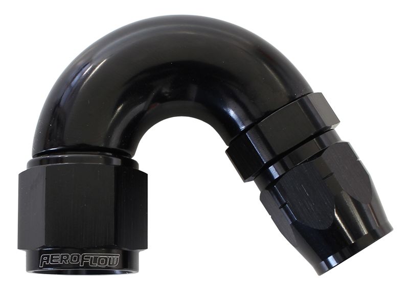 Aeroflow 12Blk Stepped 150 Deg Hoseend 16 Hos AF555-16-12BLK