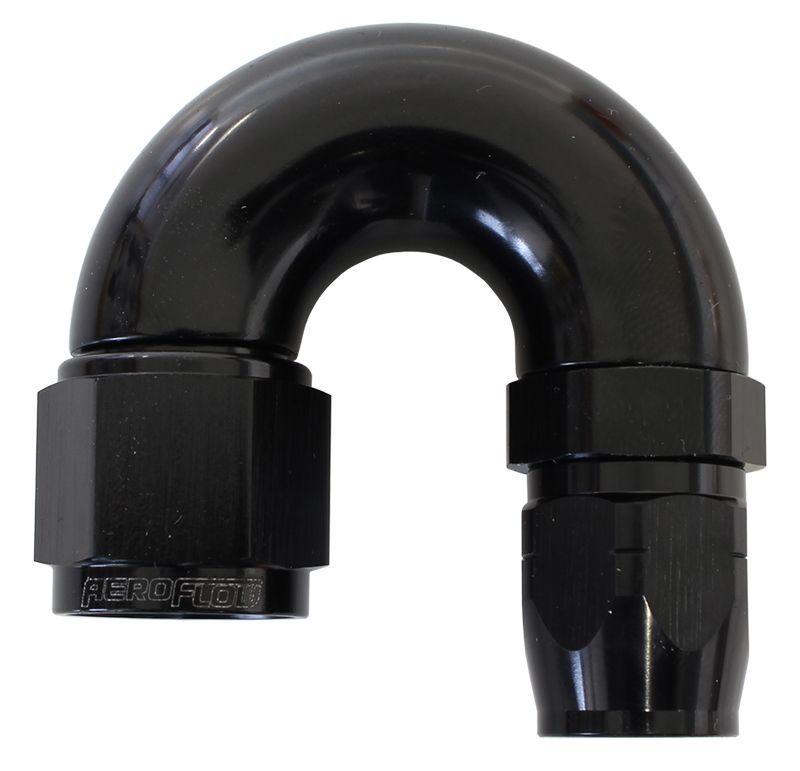 Aeroflow 16Blk Stepped 180 Deg Hoseend 12 Hos AF556-12-16BLK