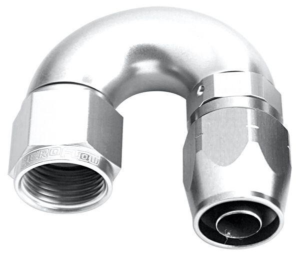 Aeroflow Alloy 180 Deg Hose End 12An AF556-12S