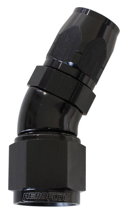 Aeroflow 16Blk Alloy 30 Deg Hose End 12 Hose AF557-12-16BLK